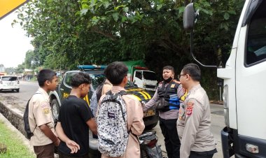 Polsek Parungkuda Polres Sukabumi Tingkatkan Patroli Dialogis, Imbau Pelajar Tidak Terlibat Tawuran